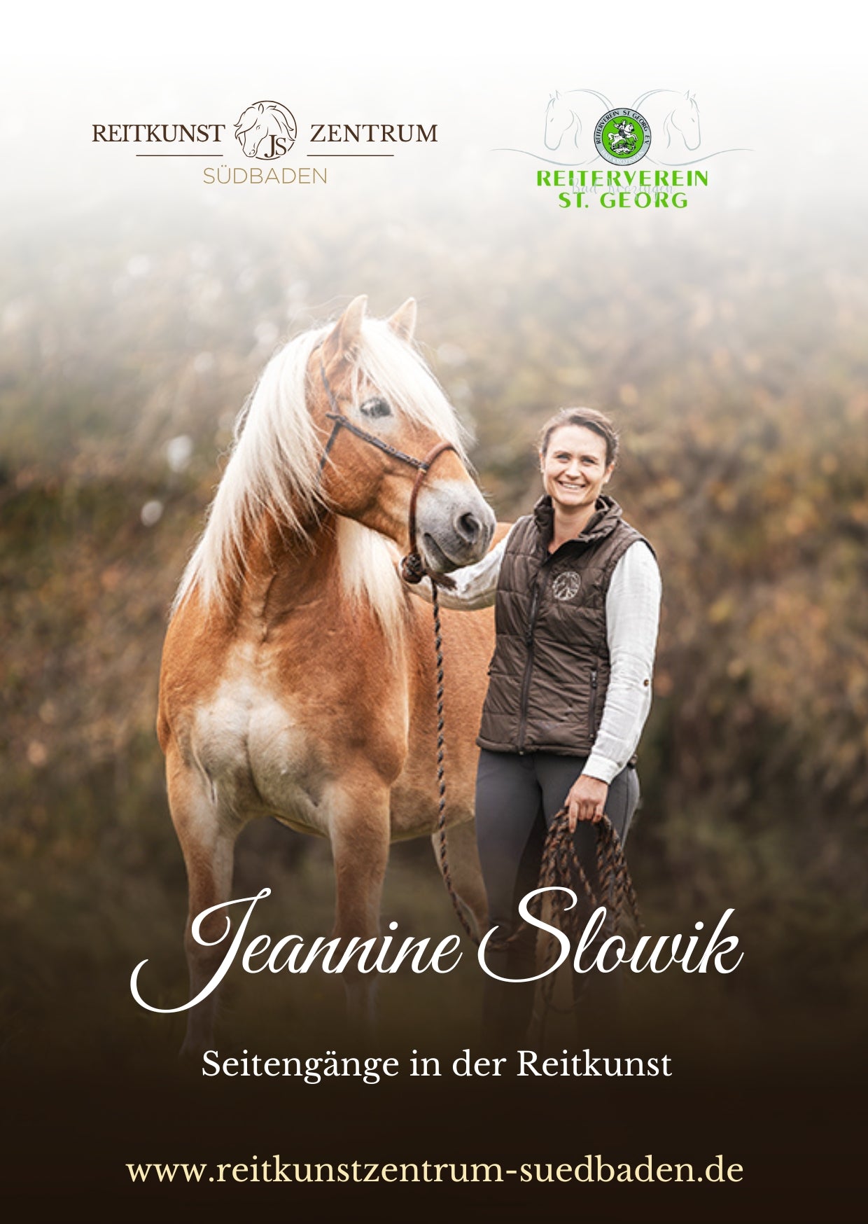Teilnehmerplatz Seitengänge in der Reitkunst mit Jeannine Slowik