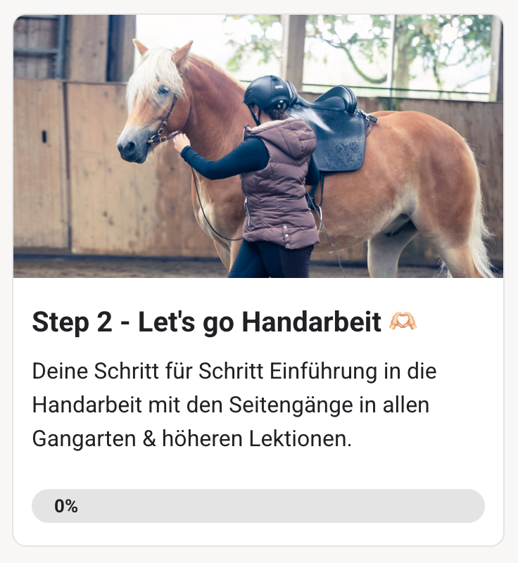 Skool-Kurs: Step 2 - Let's go Handarbeit