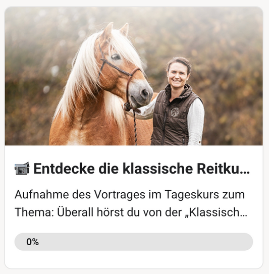 Skool-Webinar: Entdecke die Reitkunst in Südbaden