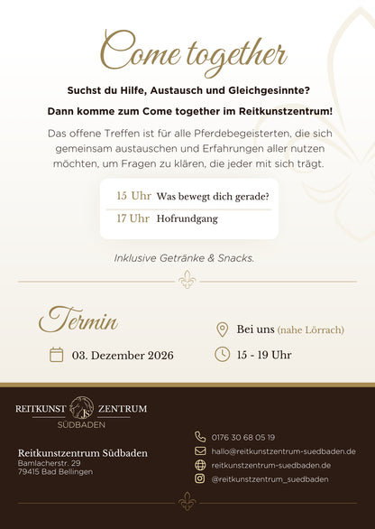 Teilnehmerplatz Come together