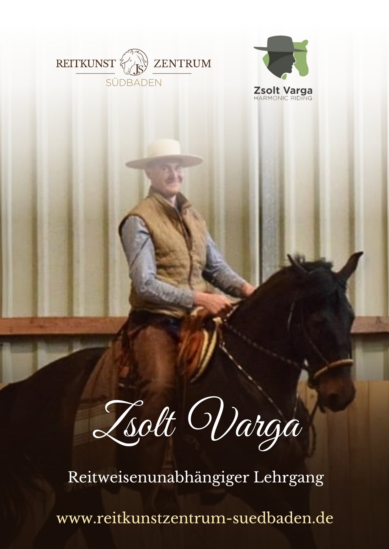 Zuschauererplatz Reitkurs mit Zsolt Varga